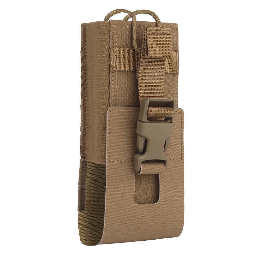 Lightweight Universal Radio Bag Outdoor Hunting Walkie Talkie Pouch Airsoft Tactica Vest Plate Carrier PRC-152 Molle Bag