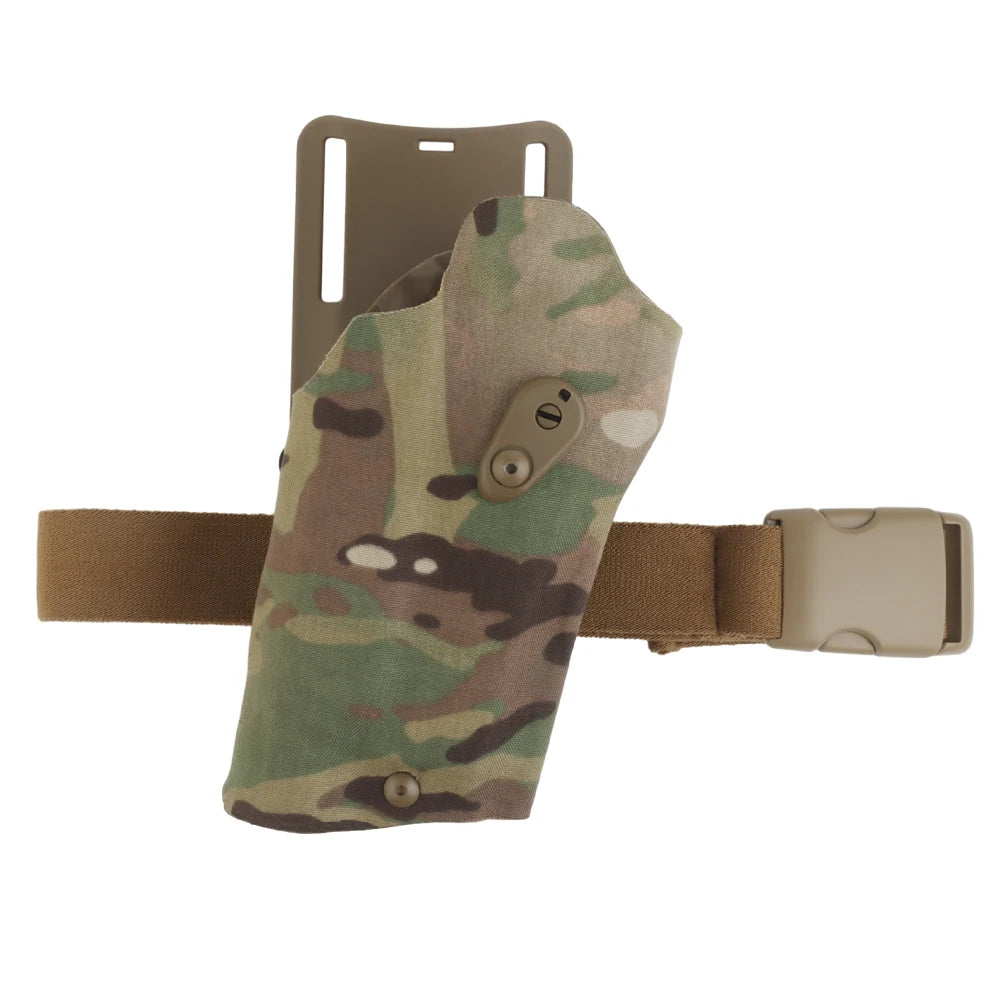 X300U-A Flashlight SIG Sauer P320 M17 M18 Pistol Holster Airsoft Case with Belt Drop Leg Platoform QLS Quick Release System