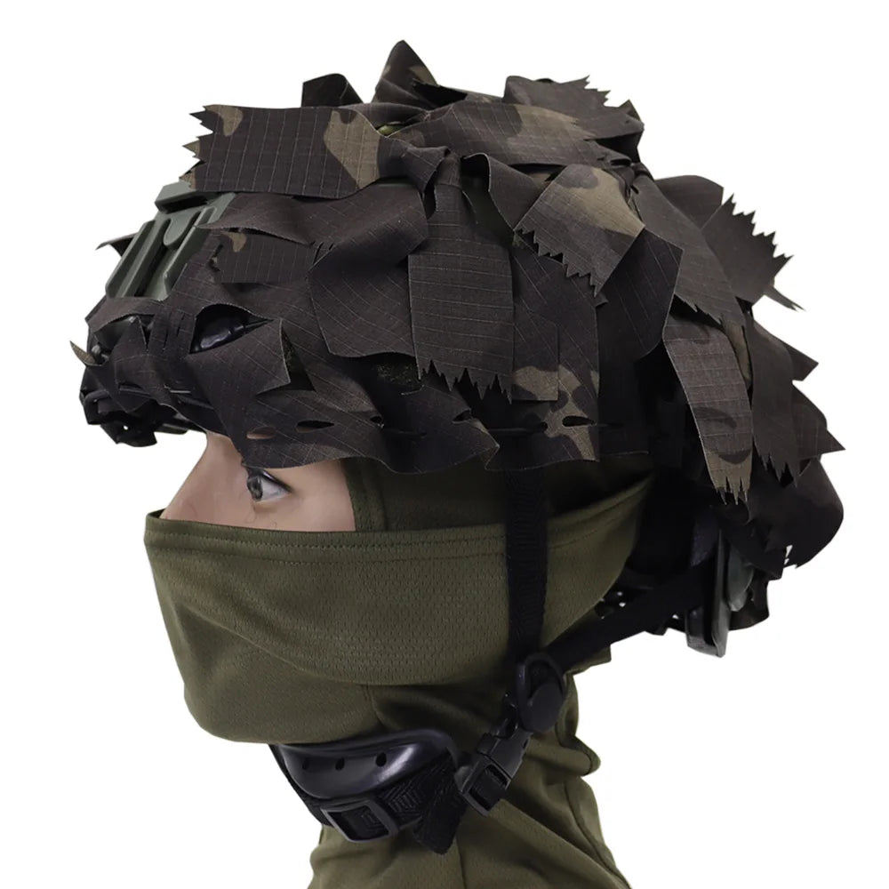 Tactical A-23 List Helmet Cover FAST MICH WENDY Helmet Cover Laser Cutting 3D Camouflage Helmet Cloth Cover Helmet Accessories