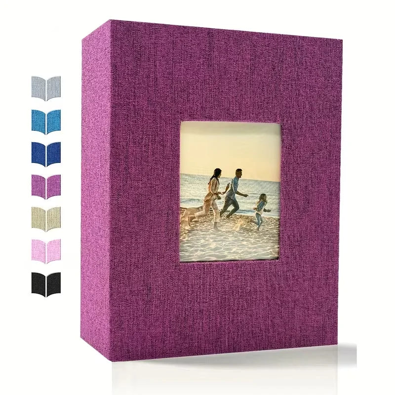 Linen large Photo Album Scrapbook 200/300/600 Pockets for 4x6 Photos Slip-in memory books Wedding Baby Family Anniversary Photo