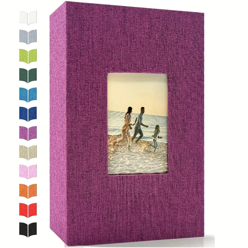 Linen large Photo Album Scrapbook 200/300/600 Pockets for 4x6 Photos Slip-in memory books Wedding Baby Family Anniversary Photo
