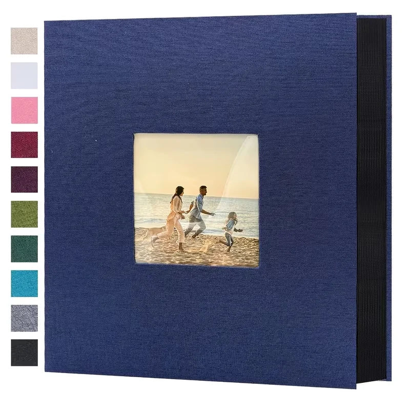 Linen large Photo Album Scrapbook 200/300/600 Pockets for 4x6 Photos Slip-in memory books Wedding Baby Family Anniversary Photo