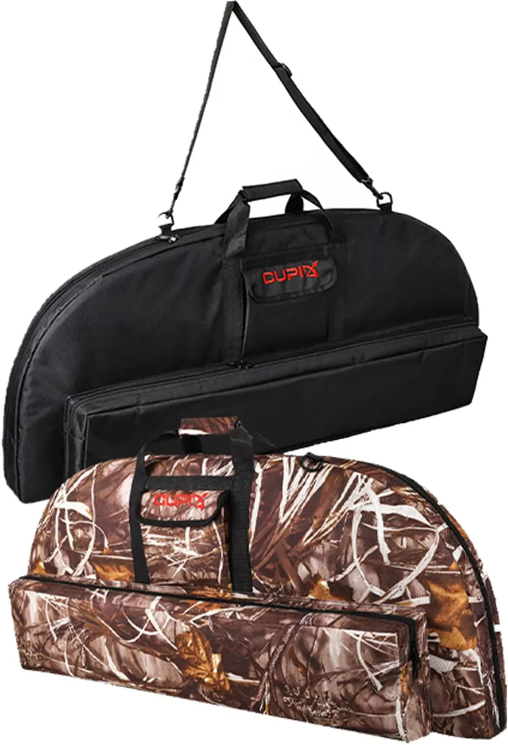 115cm Soft Padded Compound Bow Case Backpack Arrow Quiver Pocket