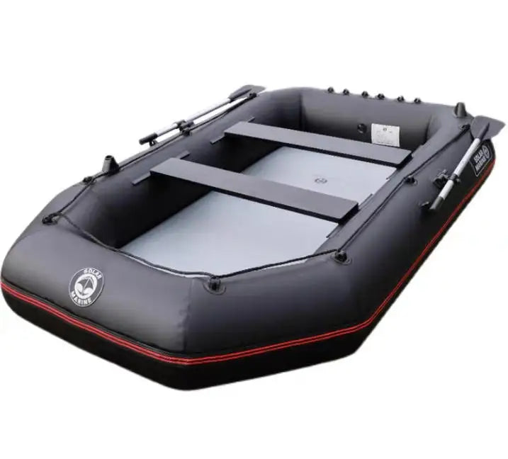 New 0.9mm Thickened & Widened Inflatable Boat with Sunshade Set Air Deck Fishing Platform Wear-resistant PVC Kayaks