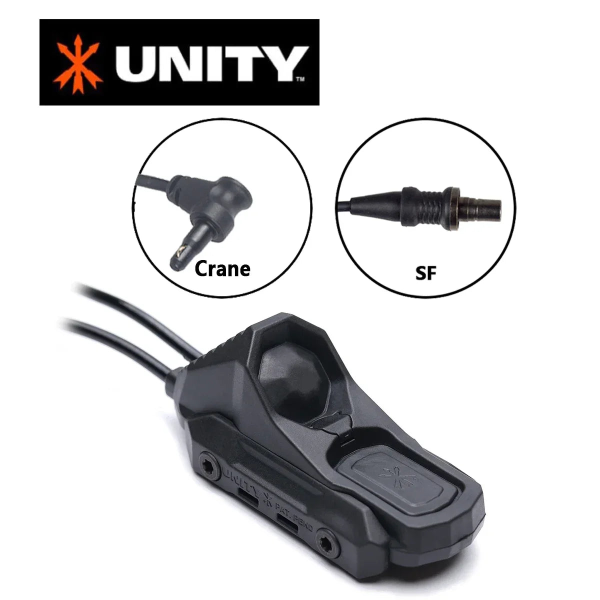 UNITY Tactical AXON Switch Remote Dual Function Pressure Switch For SureFire M300 M600 Flashlight PEQ NGAL 2.5 3.5 Crane