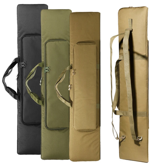Tactical Long Rifle & Shotgun Case – Portable Carry Bag Equipped with Backpack Straps, Ideal for Hunting Gear Transport