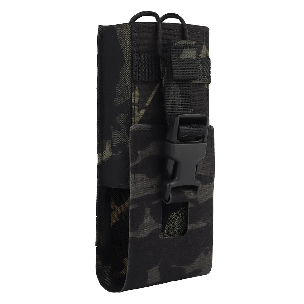 Lightweight Universal Radio Bag Outdoor Hunting Walkie Talkie Pouch Airsoft Tactica Vest Plate Carrier PRC-152 Molle Bag