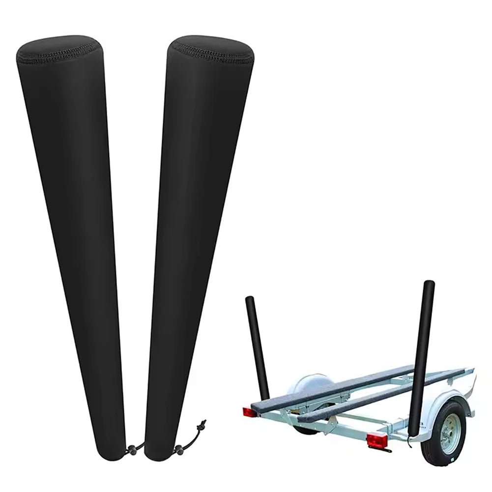 Boat Trailer Guide Post Covers For PVC Guide Poles Drawstring Design Trailer Guide Poles Cover For Fishing Boat