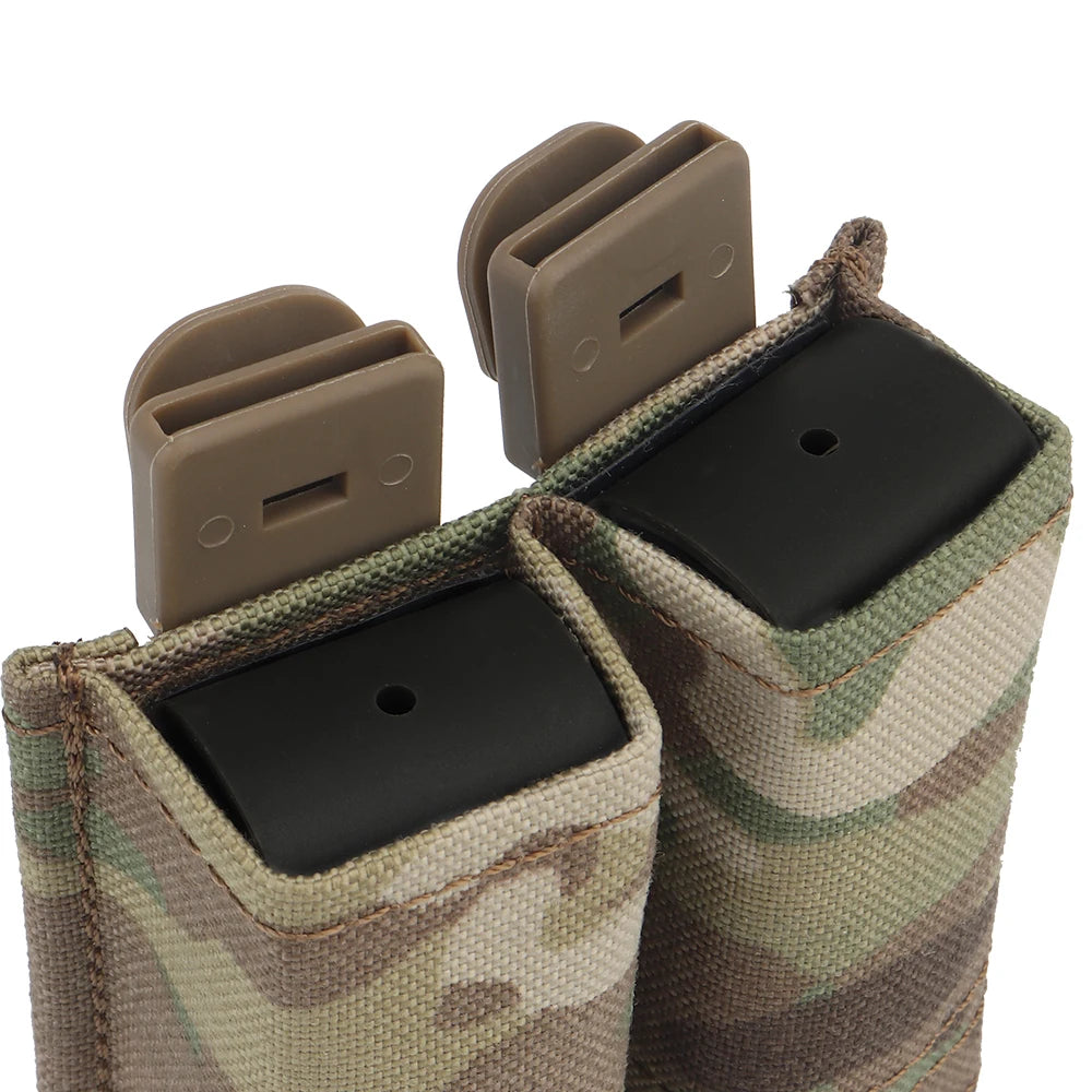 Tactical Molle Magazine Pouch for G17 M9 1911 9mm Universal Double Mag Bag Fast Mag Holster Hunting Gear