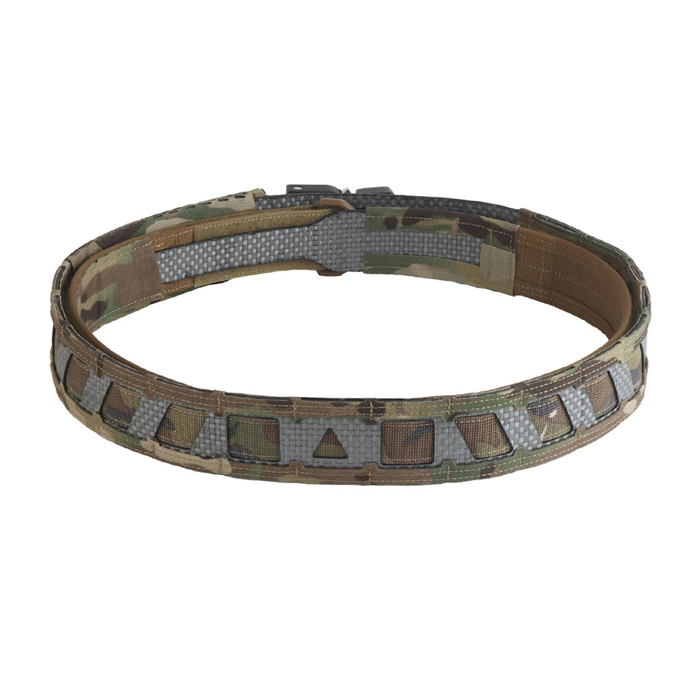 Battle Belt Camo Style MOLLE Tactical Belt Outdoor Hunting Training Inner Outer Double Waist Belt with Magnetic Locate System