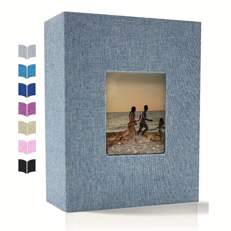 Linen large Photo Album Scrapbook 200/300/600 Pockets for 4x6 Photos Slip-in memory books Wedding Baby Family Anniversary Photo
