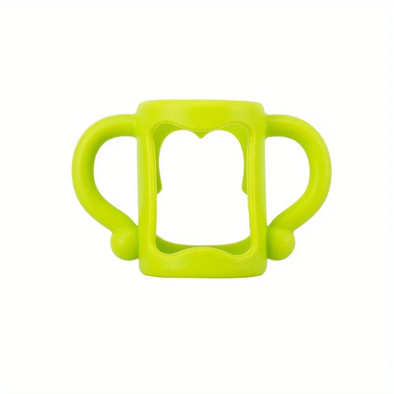 Silicone Bottle Handle For Narrow Baby Bottles, Easy Grip Handle, Can Accommodate Most Bottles - BPA-free Soft Silicone