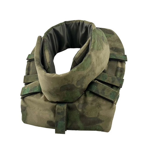 TCmaoyi Tactical Vest Expansion Kit Neck Large-Area Protection Adjustable Neck Guard Neck Protective