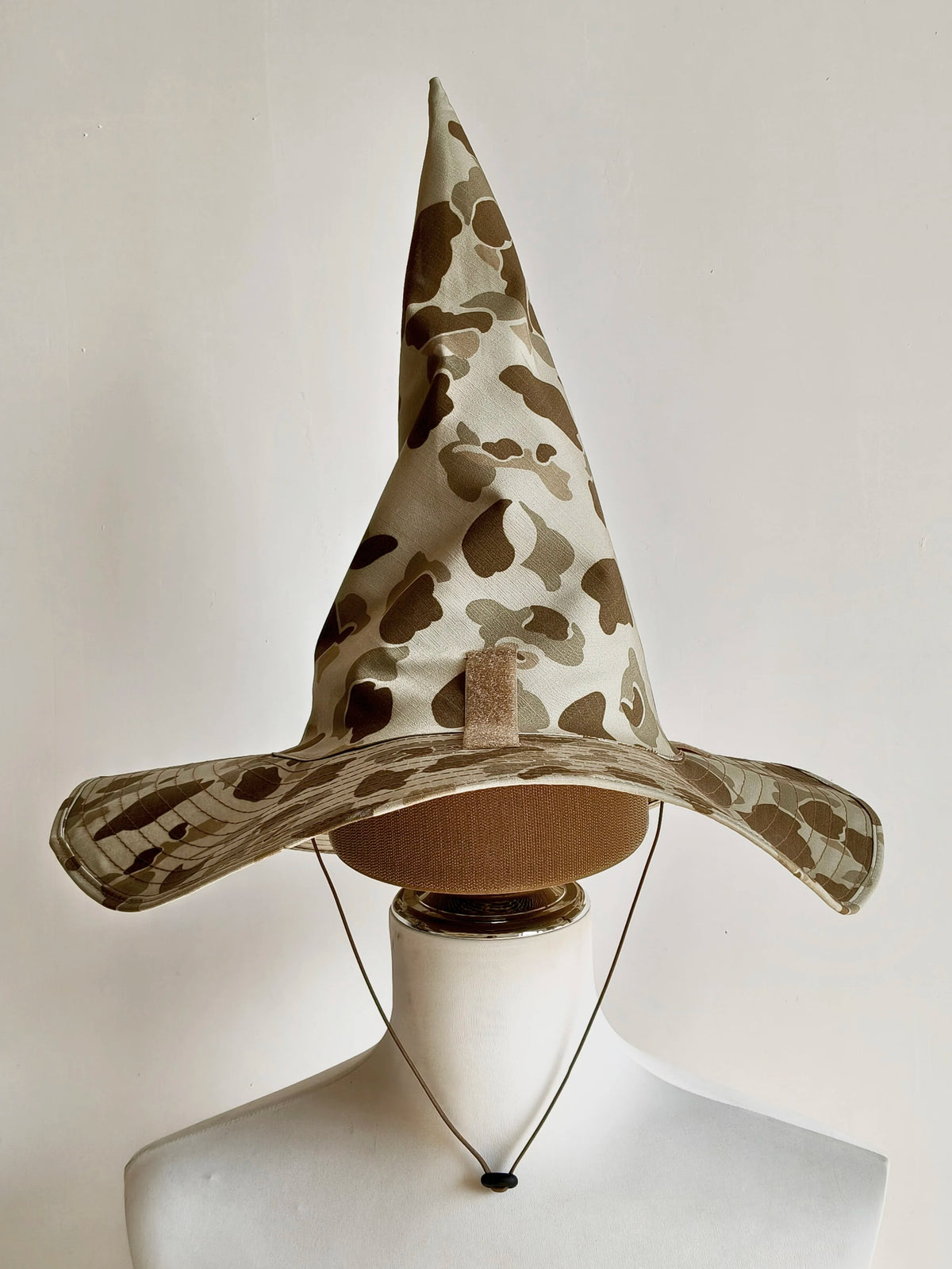 Tactical Camouflage Magic Hat Airsoft Wide-Brimmed Sun Hat Men's Outdoor Sports Boonie Camo Hat CS Halloween Cosplay Equipment