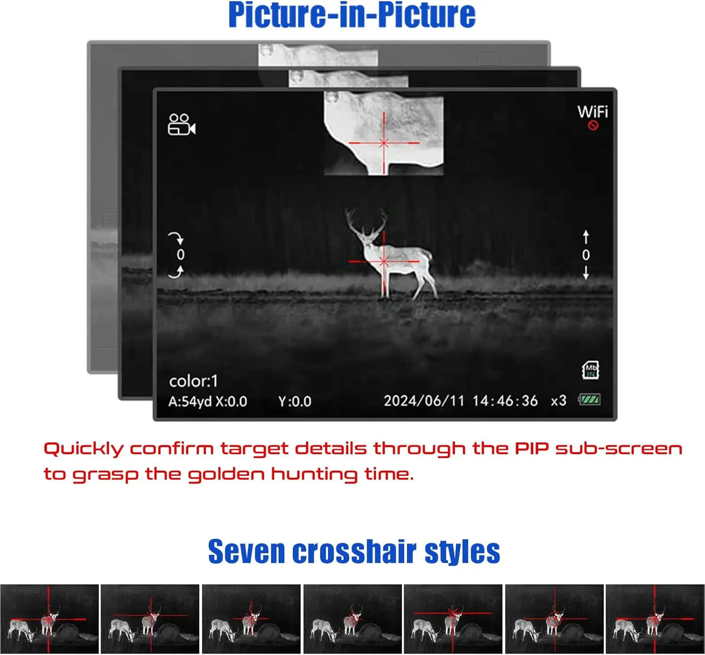 TRV Thermal Imaging Scope For Hunting Thermal Sight 384*288 12µm 25mm Lens Outdoors Monocular 50Hz Frame Infrared Thermal Scope
