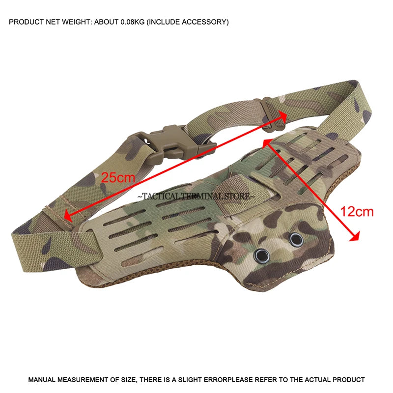 Hunting Drop Leg Platform Molle Leg Adapter Low Ride Belt Loop Platform ARC Tactical Thigh Side Holster Pad for UBL MHA QLS
