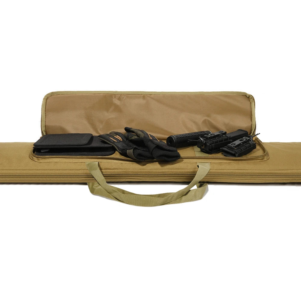 Tactical Long Rifle & Shotgun Case – Portable Carry Bag Equipped with Backpack Straps, Ideal for Hunting Gear Transport