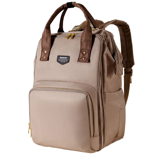 Sunveno Diaper Backpack Bag Mommy Large Capacity Bag Multi-function Waterproof Outdoor Travel Diaper Bags