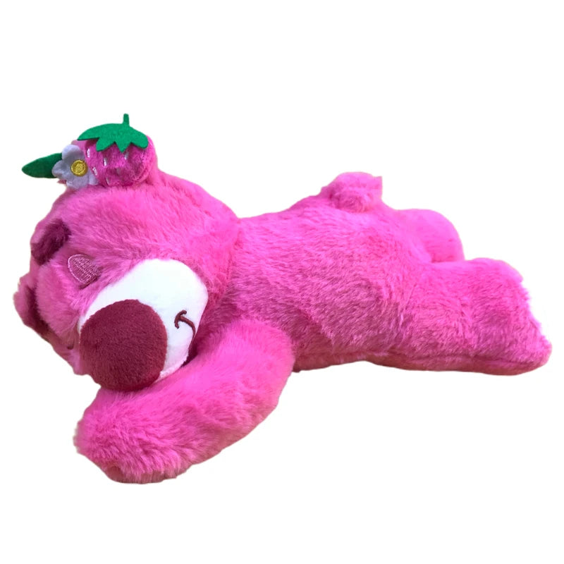 Disney 30cm Story Lotso Cute Bear Strawberry Sofa Plush Pillow Stuffed Toys Children Girls Friends Festivals Birthday Gift