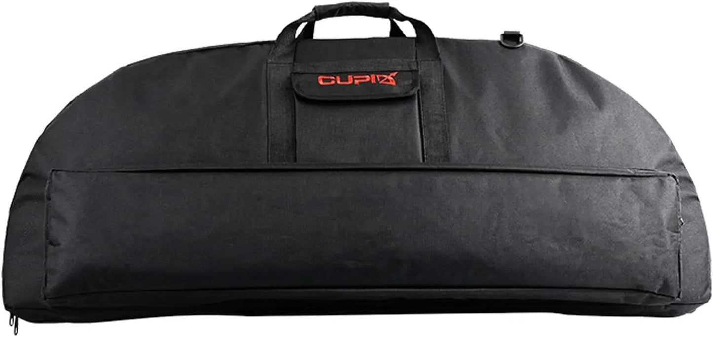 115cm Soft Padded Compound Bow Case Backpack Arrow Quiver Pocket