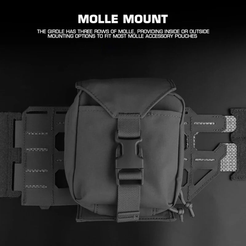 Tactical KZ Plate Carrier Cummerbund Buckle Kit Quick Release Hunting Vest MOLLE Belt Girdle Adapter Hunting Vest Gear