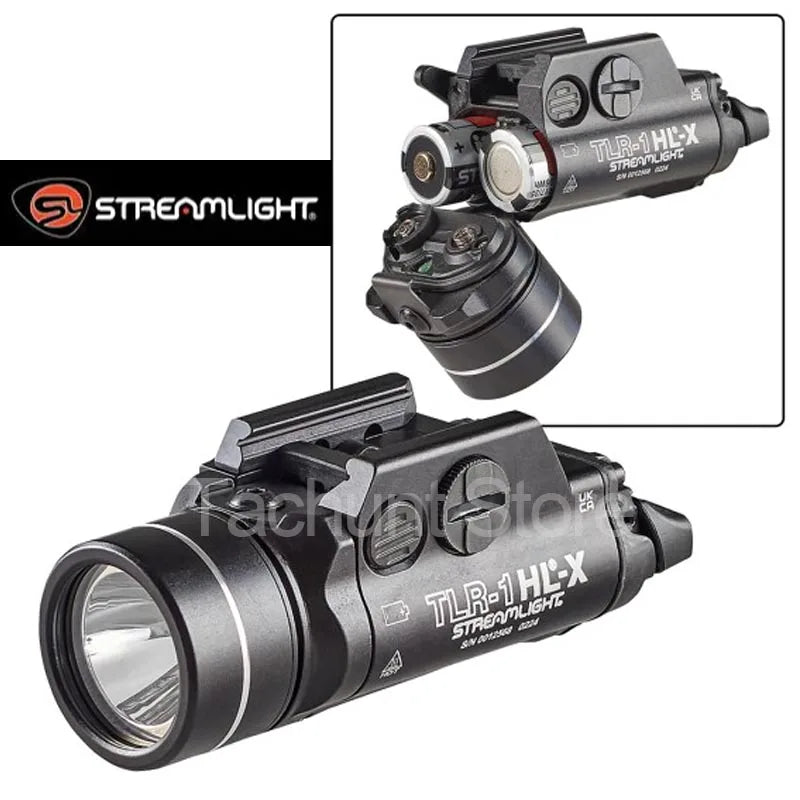 Streamlight TLR 8 TLR 7 TLR 7X TLR 1 HL TLR 4 TLR 3 Tactical Scout Light Hunting Spotlight Torch Flashlight 20mm Rail 500 Lumens