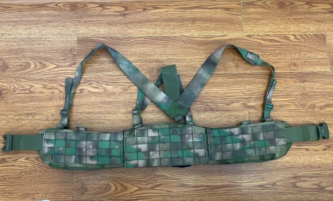 Tactical Unloading Belt with Shoulder Straps Heavy Y Duty Belt Harness Shoulder Sling Strap With Breathable Padded