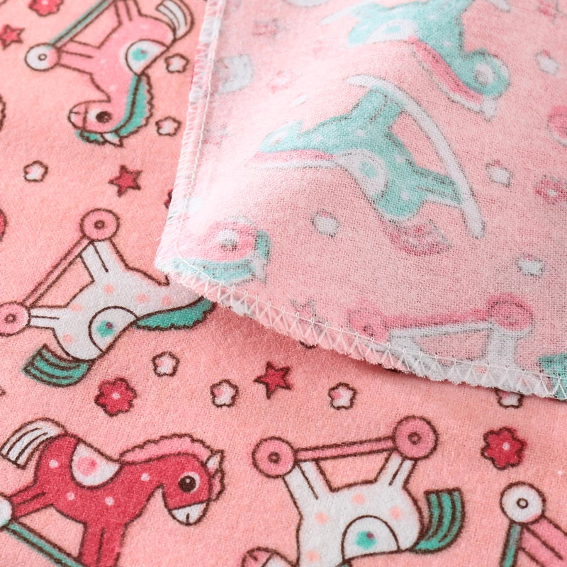 4Pcs Neutral Baby Swaddle Blanket Set, Simple Design