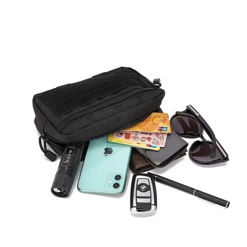 Tactical Molle EDC Pouch First Aid Kit Pouch Cell Phone Pouch Holder Waist Pack Emergency EMT Utility Tool Pouches Hunting Bags