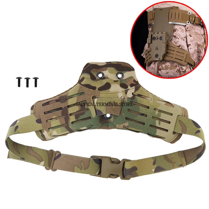 Hunting Drop Leg Platform Molle Leg Adapter Low Ride Belt Loop Platform ARC Tactical Thigh Side Holster Pad for UBL MHA QLS
