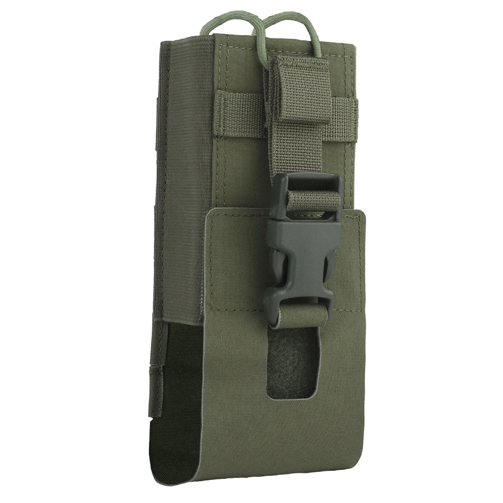 Lightweight Universal Radio Bag Outdoor Hunting Walkie Talkie Pouch Airsoft Tactica Vest Plate Carrier PRC-152 Molle Bag