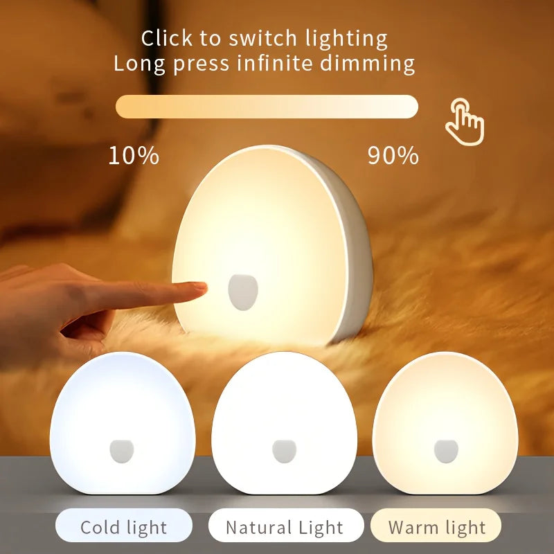 New White Noise Night Light 7 Color Ambient Light Effects 10 Soothing White Noise Sounds Suitable For  Bedroom Night Light