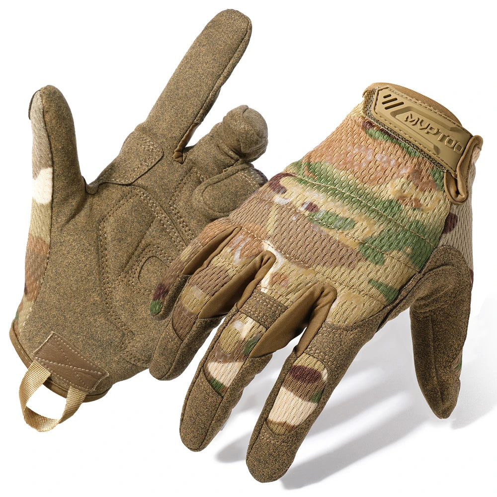 Men Tactical Gloves Touch Screen Sport Outdoor Paintball Combat Hiking Hunting Riding Bike Non-slip Breathable Cycling Equipment