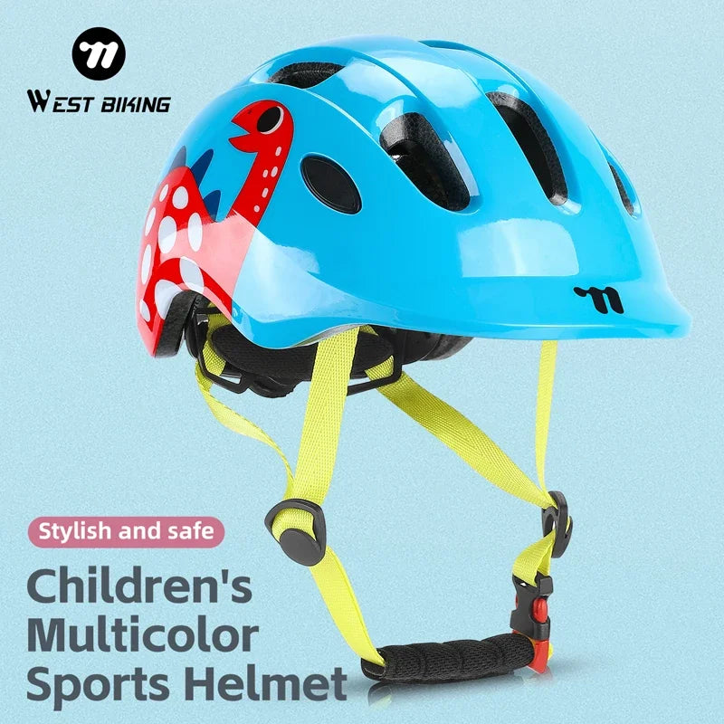 WEST BIKING Kids Bike Helmets Adjustable Youth Boys Girls Gear Child Helmet Lightweight Multi-Sport Scooter Bicycle hat