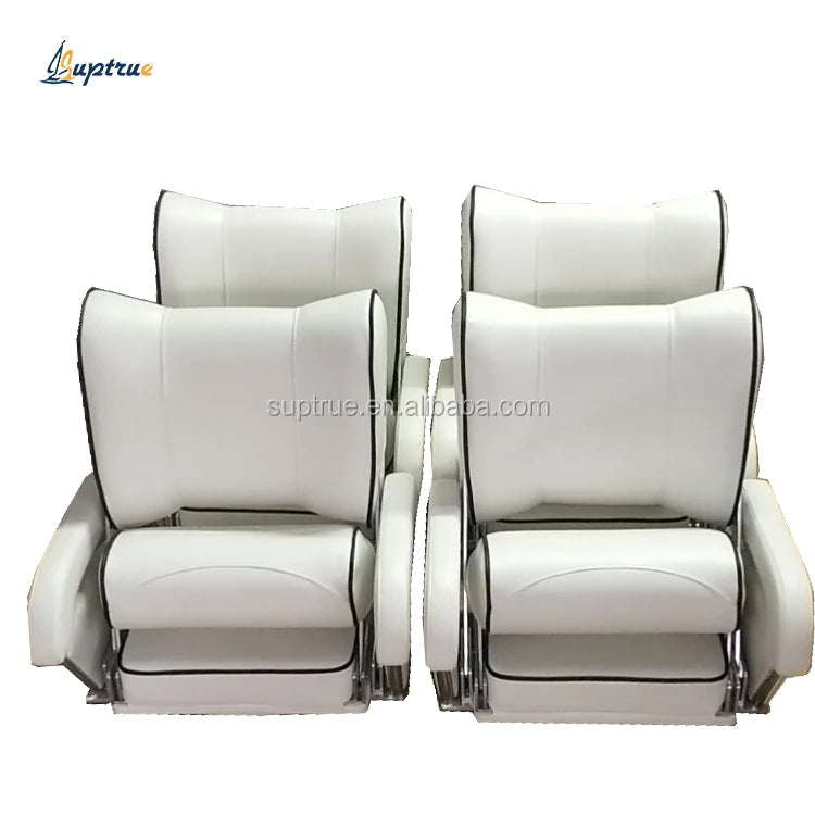 Hot Sale Luxury Marine Boat Accessories Deluxe Filp up Boat Seat Folding Captain Seat