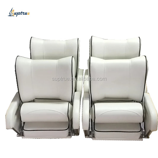 Hot Sale Luxury Marine Boat Accessories Deluxe Filp up Boat Seat Folding Captain Seat