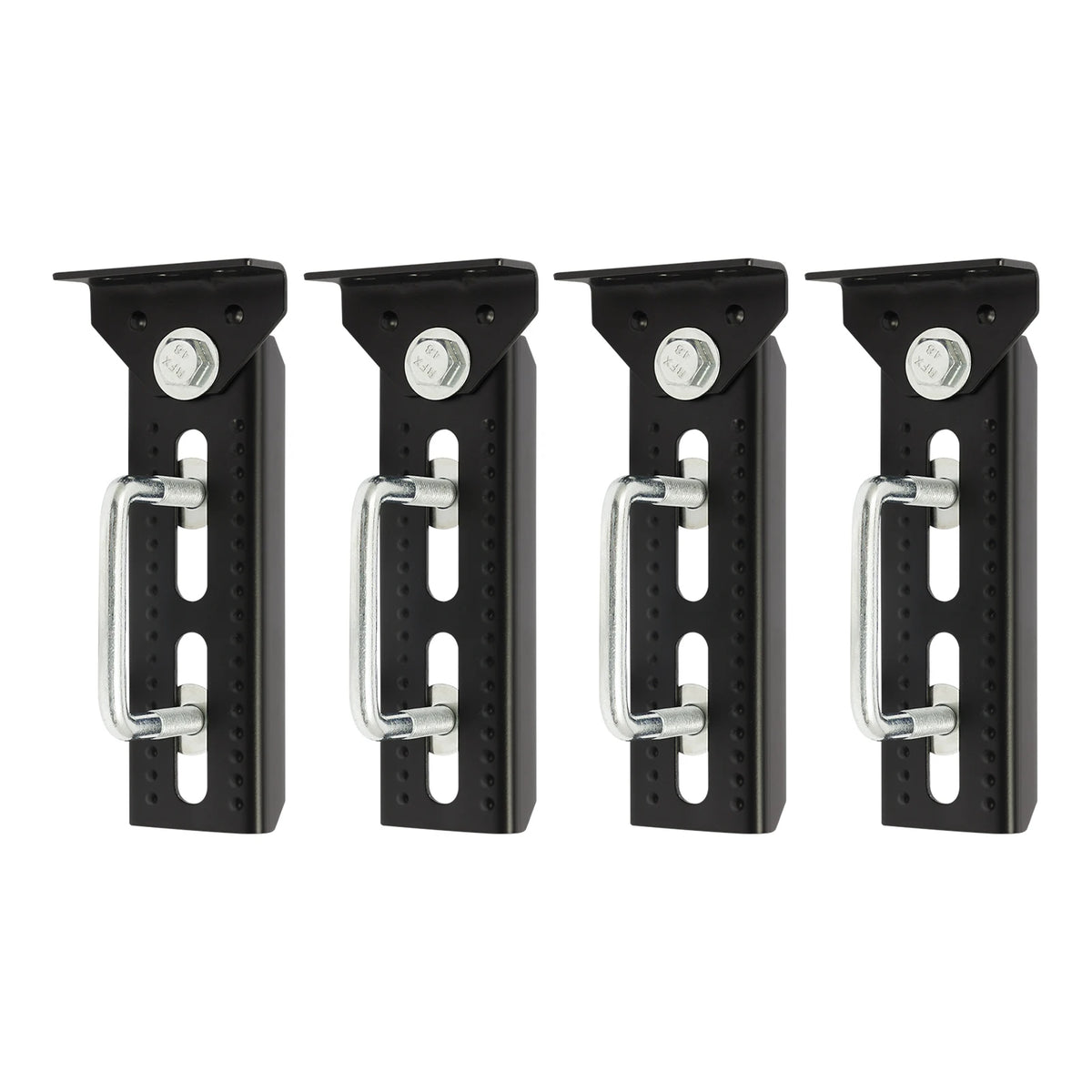 4 Pcs Heavy Duty Boat Trailer Bunk Bracket Kit, 8" Adjustable Swivel Top Bunk Brackets for 1.5" 2" 3" Crossmembers