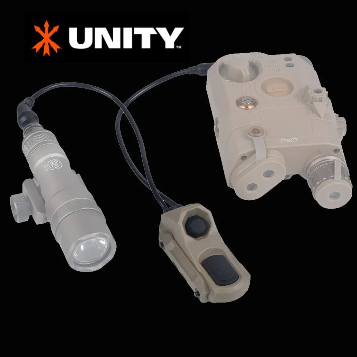 UNITY Tactical AXON Switch Remote Dual Function Pressure Switch For SureFire M300 M600 Flashlight PEQ NGAL 2.5 3.5 Crane