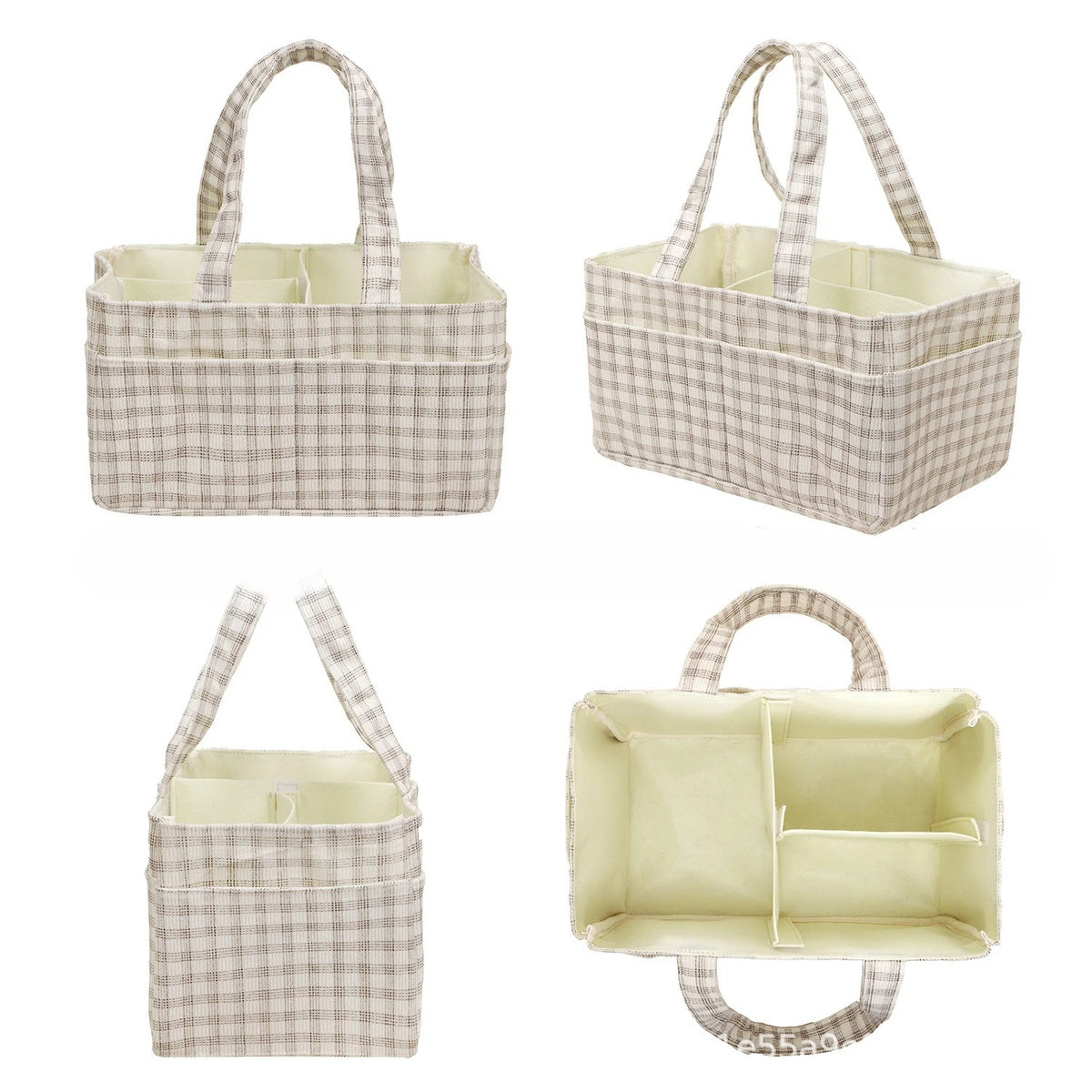 Large Capacity Diaper Storage Bag Multi-Functional Wet And Dry Storage Bag for Babies Urban Simple Style Arc Shoulder Strap Gift