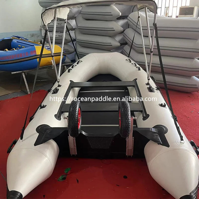Zodiac Style 3.8m Boat Bimini Top Sunshade Shelter Inflatable Boat Pvc Dinghy Sunshine protection Fishing Boat Awning Tent