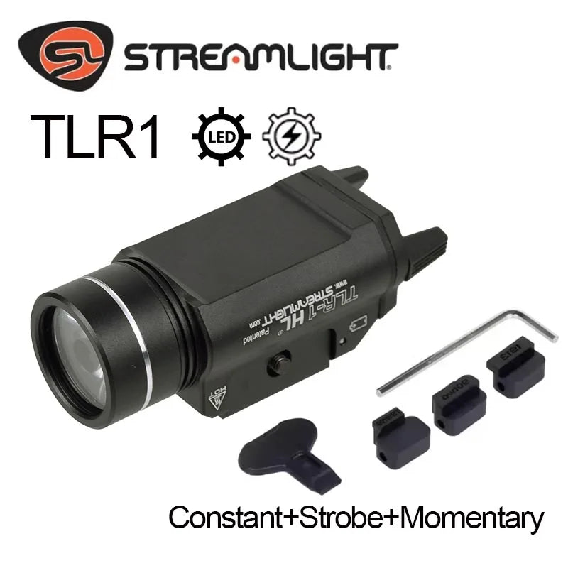 Streamlight TLR 8 TLR 7 TLR 7X TLR 1 HL TLR 4 TLR 3 Tactical Scout Light Hunting Spotlight Torch Flashlight 20mm Rail 500 Lumens