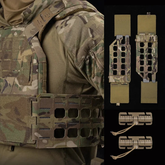 Tactical KZ Plate Carrier Cummerbund Buckle Kit Quick Release Hunting Vest MOLLE Belt Girdle Adapter Hunting Vest Gear