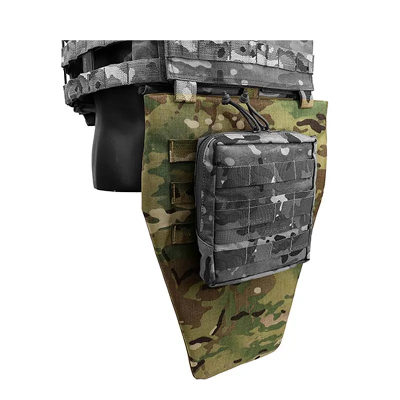 Tactical Vest Hanging Protective Panel Groin Pad Crotch Protection 500D Imported Fabric