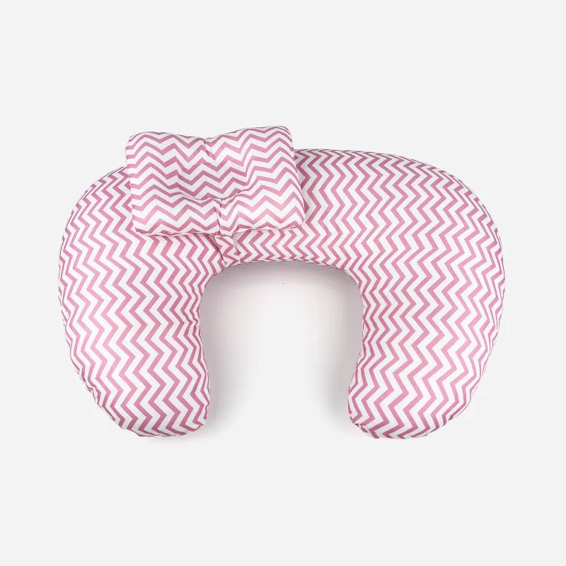 Nursing Pillow U-Shaped - Multifunctional with Removable, Machine Washable Cover - Waist & Neck Support for Breastfeeding