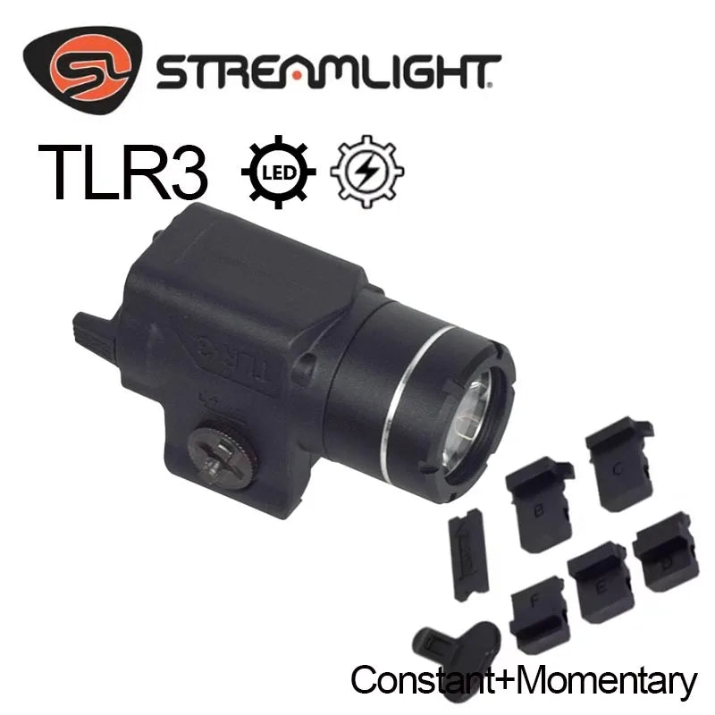 Streamlight TLR 8 TLR 7 TLR 7X TLR 1 HL TLR 4 TLR 3 Tactical Scout Light Hunting Spotlight Torch Flashlight 20mm Rail 500 Lumens
