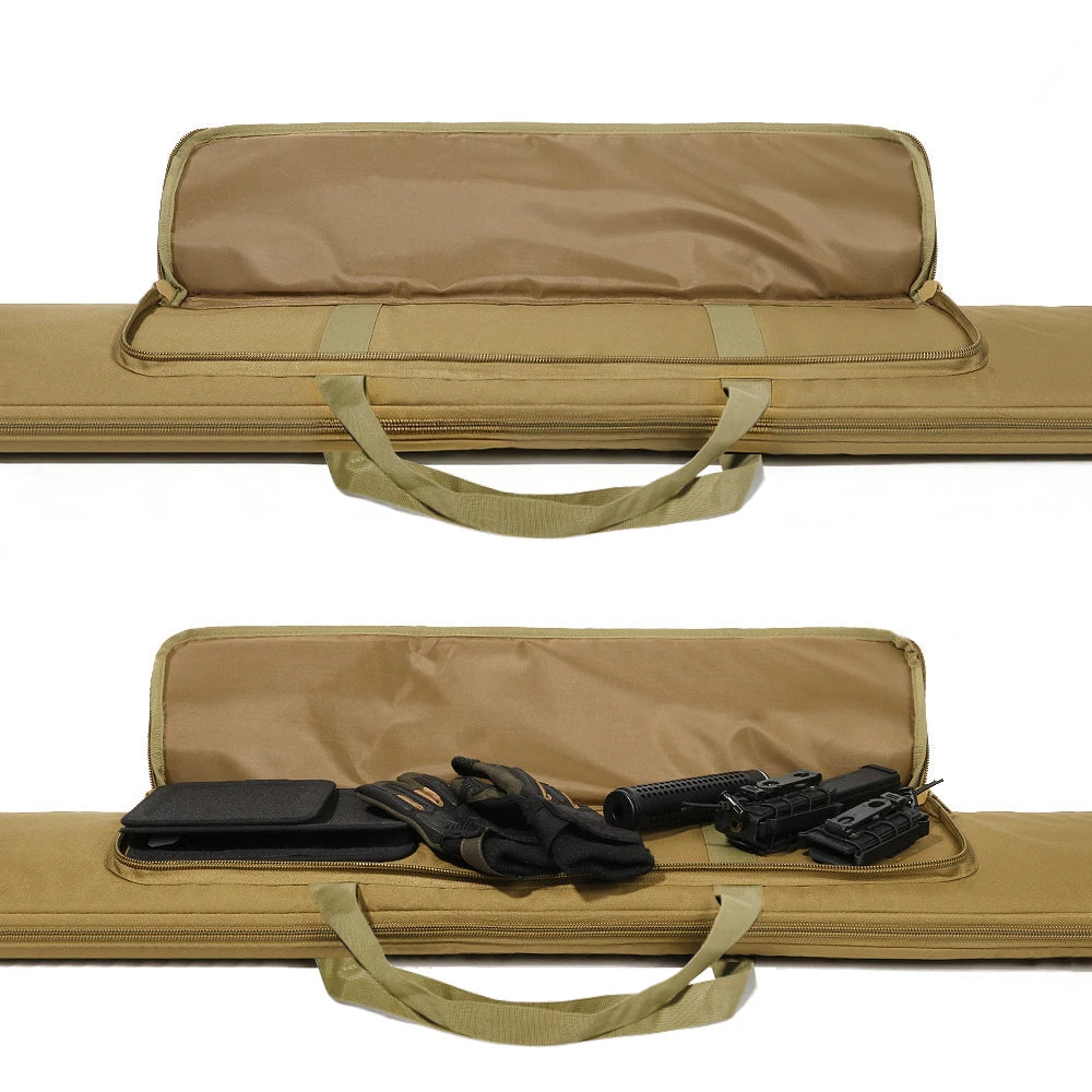 Tactical Long Rifle & Shotgun Case – Portable Carry Bag Equipped with Backpack Straps, Ideal for Hunting Gear Transport