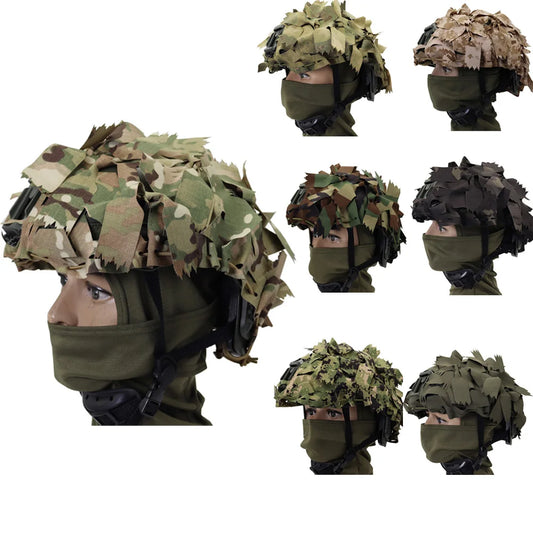 Tactical A-23 List Helmet Cover FAST MICH WENDY Helmet Cover Laser Cutting 3D Camouflage Helmet Cloth Cover Helmet Accessories