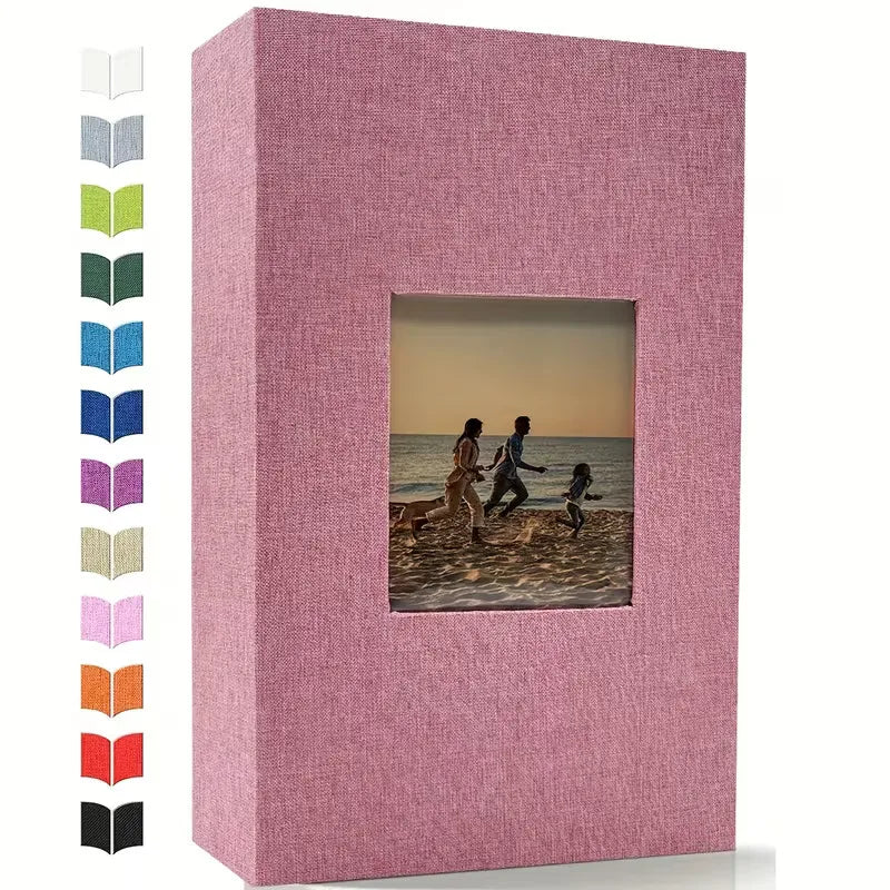 Linen large Photo Album Scrapbook 200/300/600 Pockets for 4x6 Photos Slip-in memory books Wedding Baby Family Anniversary Photo