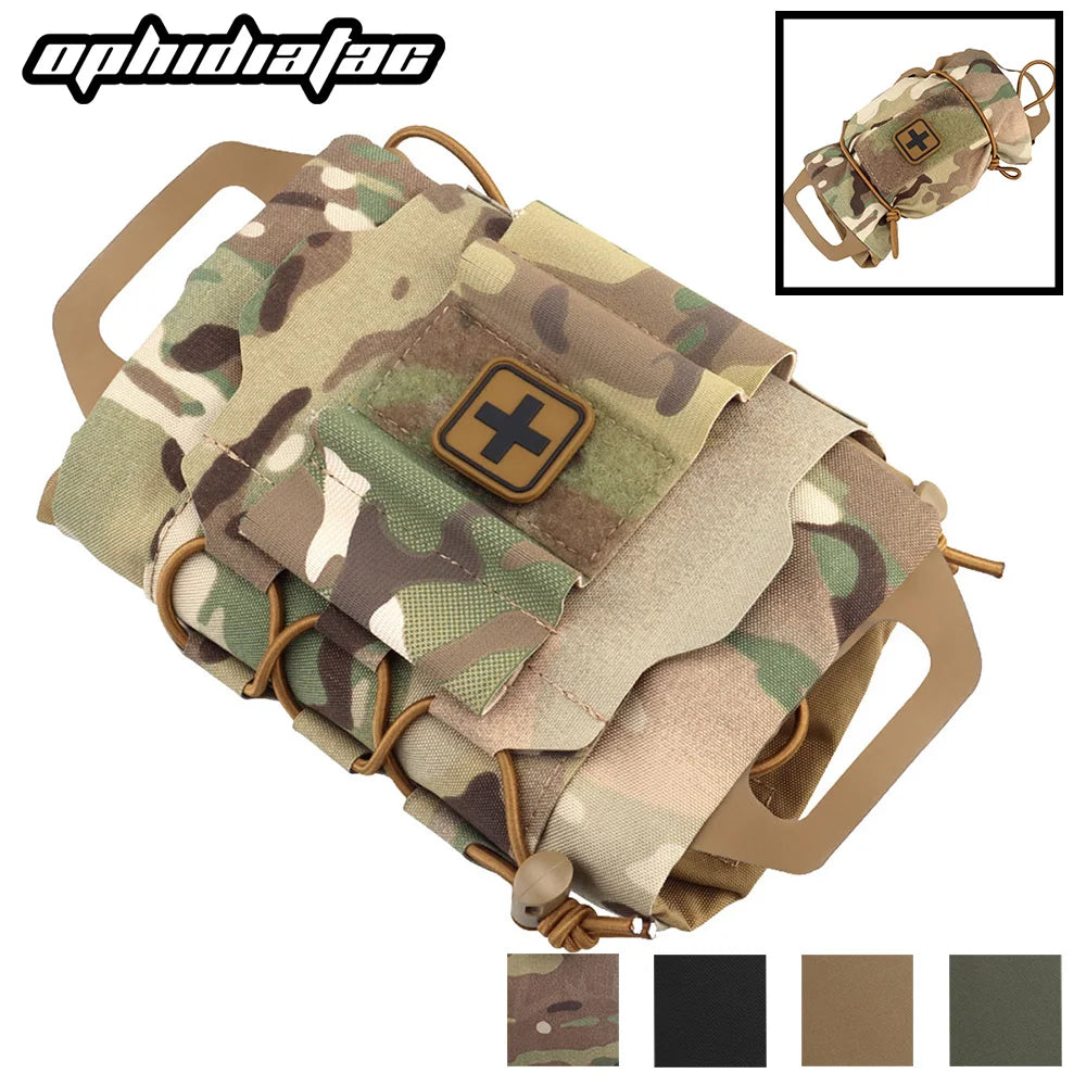 OPHIDIAN Tac  IFAK Medical Pouch MOLLE Rapid Deployment First-aid Kit Survival Outdoor Hunting Emergency Bag Camping Medical Kit