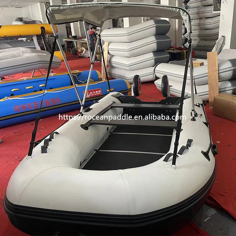 Zodiac Style 3.8m Boat Bimini Top Sunshade Shelter Inflatable Boat Pvc Dinghy Sunshine protection Fishing Boat Awning Tent